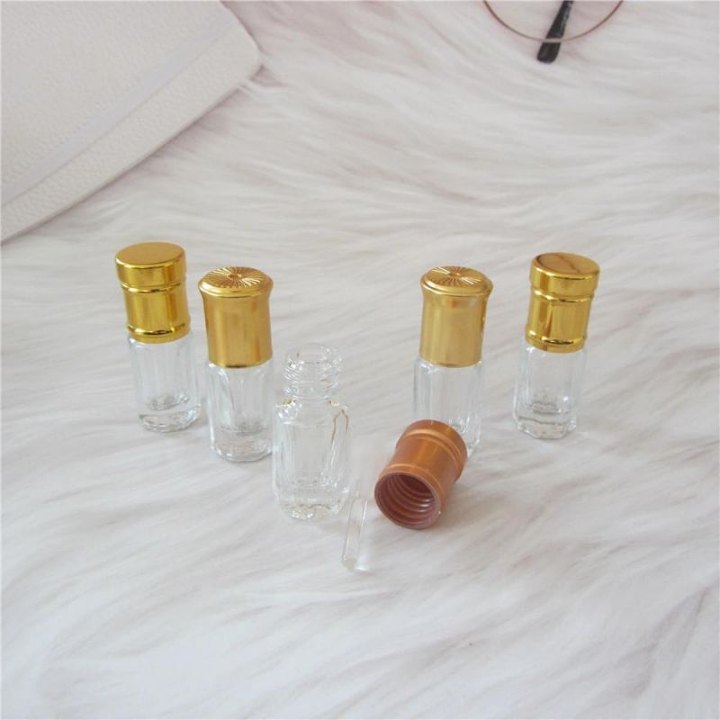 Essential Oil Glass Octagon Perfume Attar Fancy Bottles