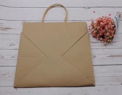 Eco-Friendly Wholesale Custom Size Kraft Paper Reusable Gift Bag