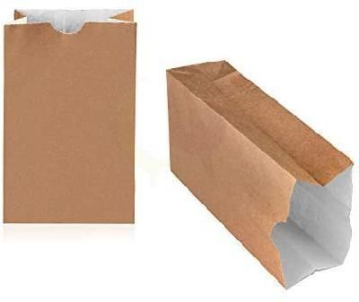 Customized Good Food Grade Flat Bottom Takeaway Kraft Paper Bag