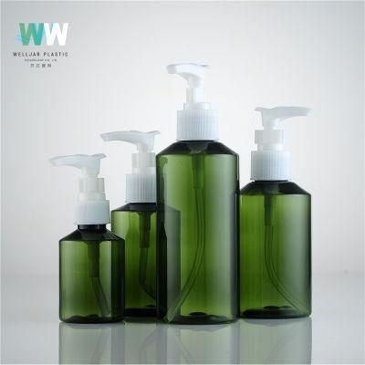 150ml Pet Oblique Shoulder Pump Bottle of High Quality