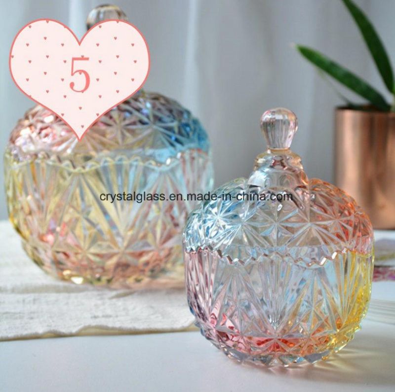 Glass Candy Jar Home Decoration Storage Glass Jar