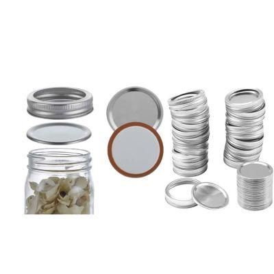 Customize Box and Logo Printing for Gold Regular Wide Mouth Canning Lids Mason Jar Lids and Bands