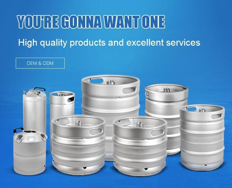 1/6bbl 19.8L Stainless Steel Beer Kegs Distributor for Us