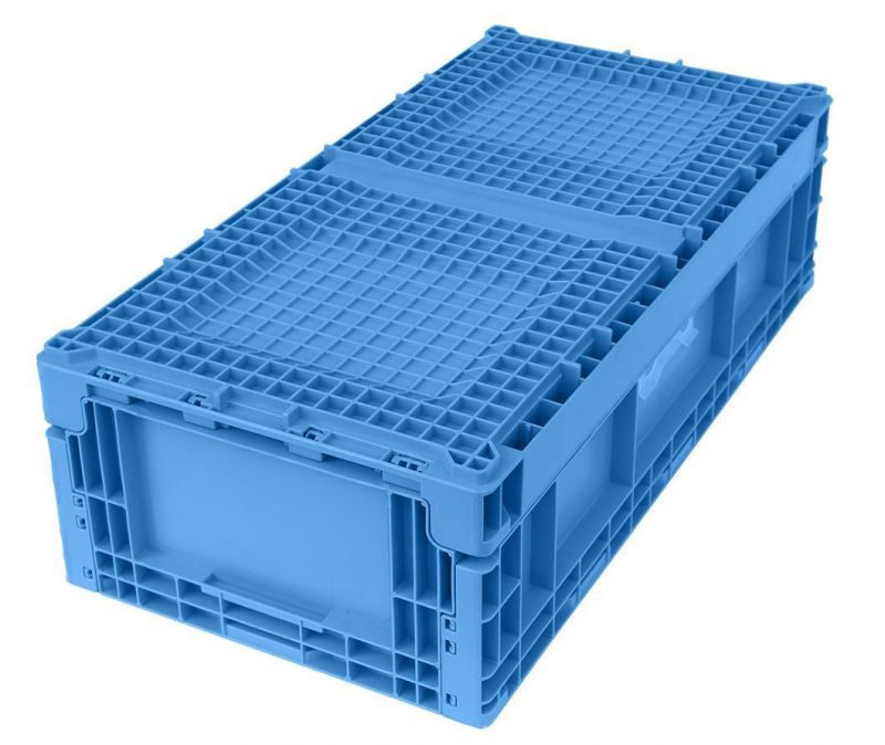 S406 S Folding Containers Adjustable Plastic Storage Box, Foldable Storage Box, Hard Plastic Collapsible Storage Box