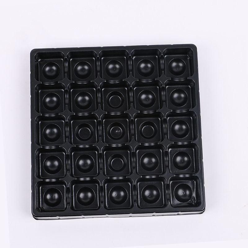 PET chocolate blister tray plastic packing tray blister insert for chocolate