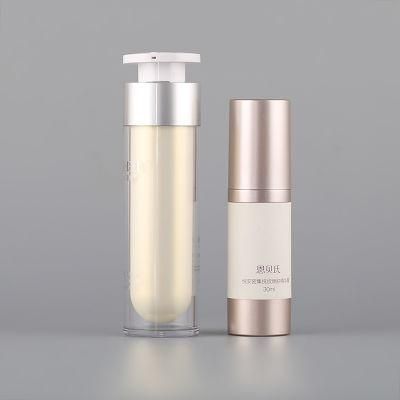 15ml 30ml 50ml Custom Luxury Lotion Bottle Cosmetic Jar 30ml Cosmetics Packaging Airless Bottle