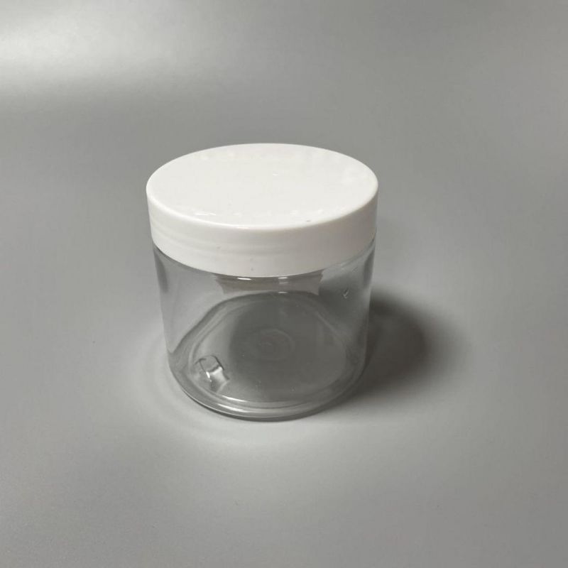 Empty Cosmetic Cream Jar Glass Cream Jar with Bamboo Plastic Aluminum Cap