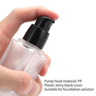 15ml 20ml 30ml 40ml Square Glass Liquid Foundation Bottle Frosted Cosmetic Sub-Bottling Bb Cream Lotion Bottle