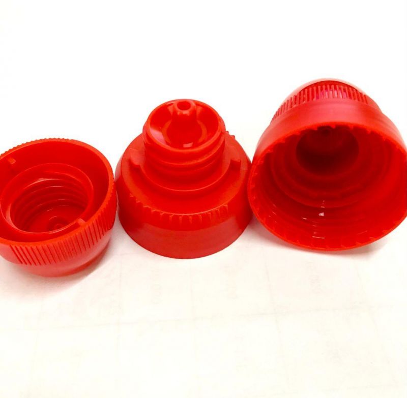 New Design Double Anti-Theft Two-Piece Set, Hand Pressing Opening Manner Plastic Bottle Cap Pressing Cap China Supplier