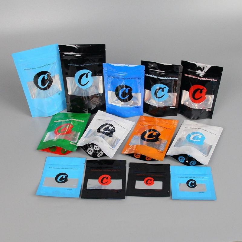 Clear Window Plastic Bags, Zipper Ziploc Bags, Plastic Tobacco Bags.