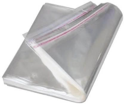 Plastic Plain BOPP Bag, Rectangle Self-Adhersive