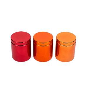 Chrome Plastic HDPE Sports Nutrition Container Plastic Powder Capsule Bottle