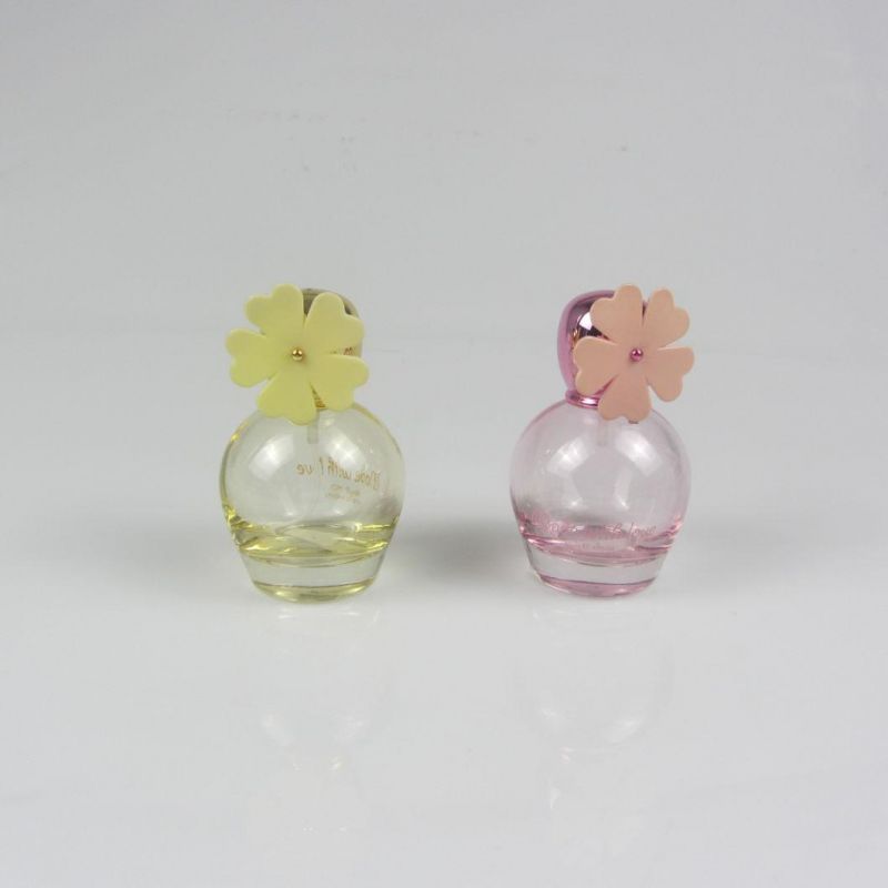 Empty Perfume Oil Glass Bottles with Flower Cap