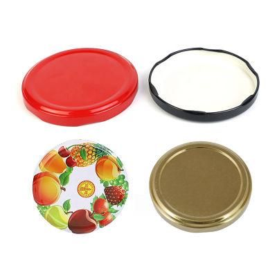 High Quality 38mm 82mm Tinplate Lug Lids Bottle Caps for Glass Jars Screw Cap Metal Food Garde