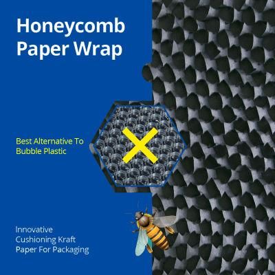 Hot Sales Black Cushion Protection Recycled Envelope Honeycomb Paper Kraft Paper Mailers Bag