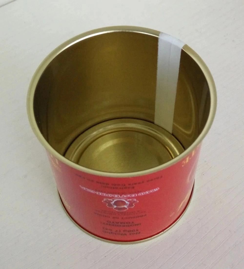 668# Round Empty Tin Can with BPA-Free