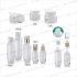 Thick Glass Bottom Skin Care Packing Lotion Bottle with UV Coating Cap 40ml 100ml 120ml 150ml