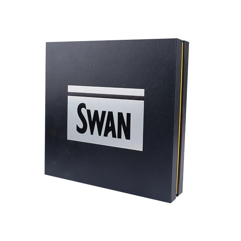 Custom High End Hardcard Board Paper Black Gift Packaging Box