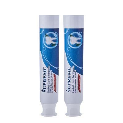 Customized Toothpaste Packaging Cosmetic Abl Soft Collapsible Aluminum Plastic Laminated Tube