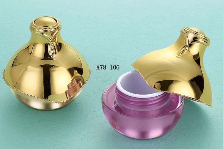 10g Mini Plastic Luxury Eye Cream Jar for Cosmetic Packaging