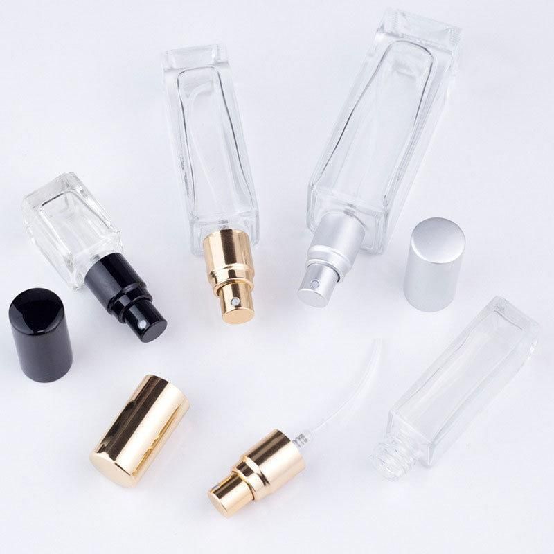 3ml 6ml 10ml 20ml Glass Perfume Spray Bottle with Aluminum Cap Mini Glass Cosmetic Packaging Bottle