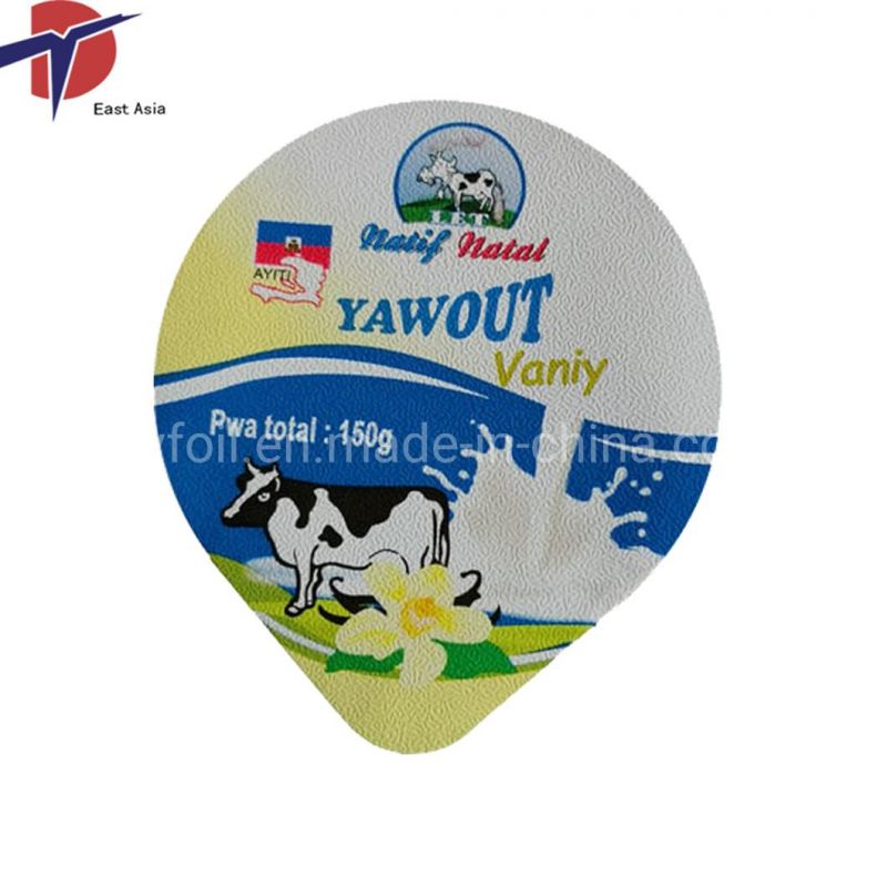 Customized Printing Aluminum Lids for Yogurt Cup