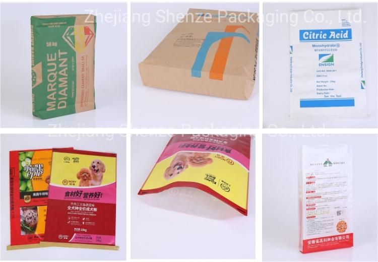 China Paper-Plastic Kraft Paper Valve Cement Bag