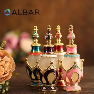 20ml 30ml 15ml Women Attar Oud Green Red Pink Purple Perfume Bottles in Glass