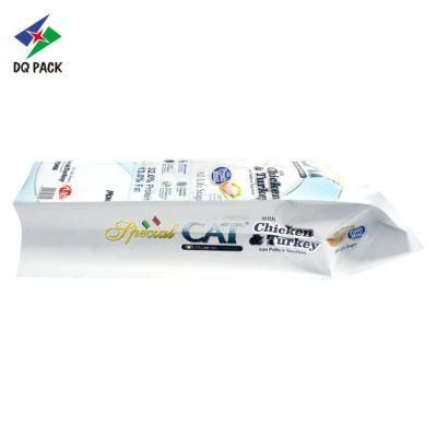 Dq Pack Custom Print Mylar Bag Custom Logo Packaging Bag Large Capacity Mylar Bag Wholesale Side Gusset Bag for Pet Food Packaging