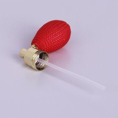 New Wholesale Perfume Spray Glass Bottle Perfume Bottle Copper Aluminum Short Tube Airbag Sprayer with Tassel