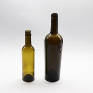 Empty Special Color Glass Beverage Whisky Liquors Bottle Wine Bottles