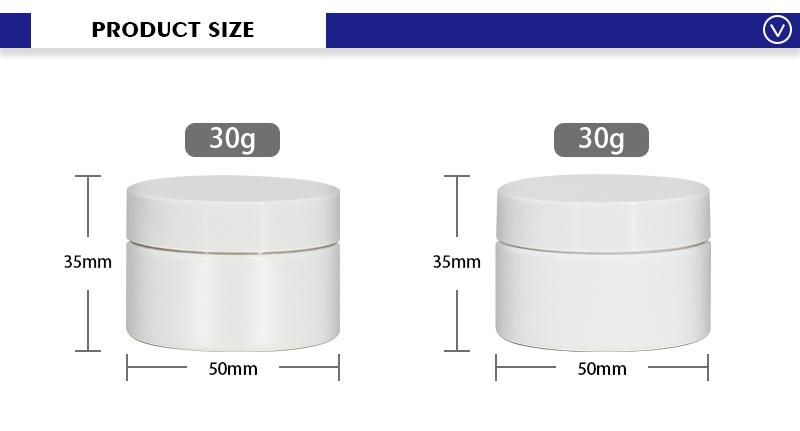 Wholesale Custom 30g Pet Cosmetics Cream Empty Jar