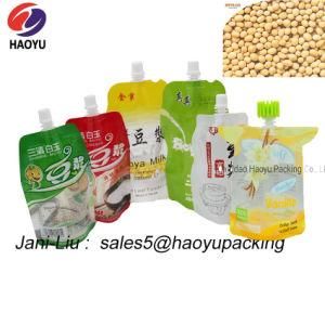 Plastic Printing Health Food Soybean Milk Stand up Pouch for Soy Milk Juice