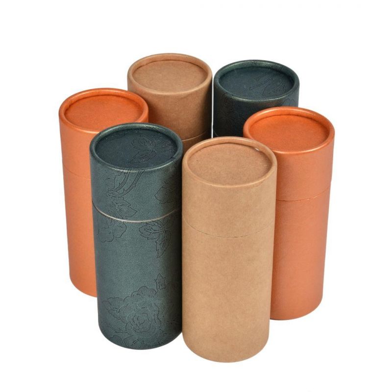 Cylindrical Cardboard Paper Tube Cans Tea Chocolate Cake Potato Chips Packaging