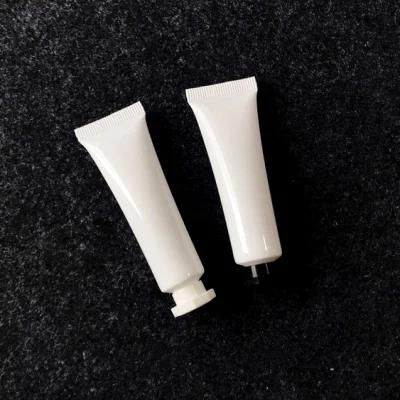 PE White Outdoor Cosmetics Packaging Flip Over Hand Stand Shampoo Plastic Soft Tube