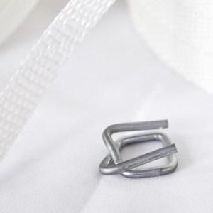 Galvanized Steel Wire Buckle for Pet Cordstrap