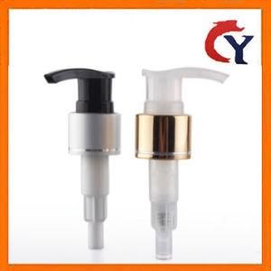 Golden Color Aluminum Metal 24mm Shampoo Lotion Pump