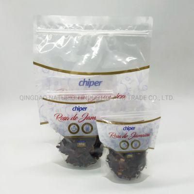 Roselle Flower Stand up Plastic Bag Mylar Packing Bag