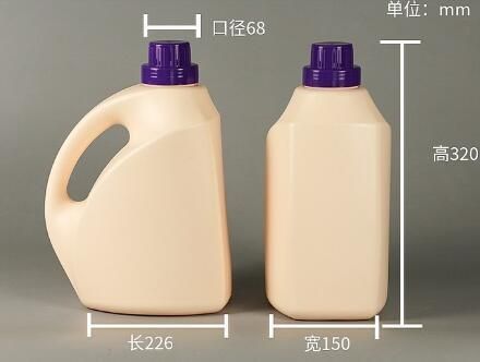 Customized 1L/2L/3L/5L HDPE Plasitc Washing Liquid Laundry Detergent Bottle