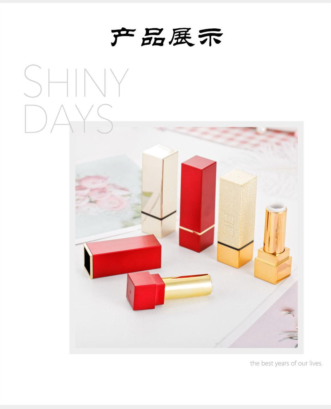 New Stock Square Bright Face Zou Face Lipstick Tube Lipstick Tube Cover Material