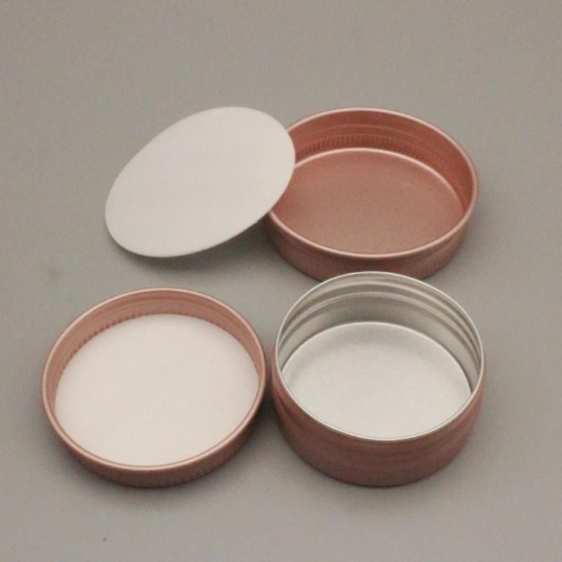 Free Sample 5ml 10ml 15g 20g 30g 50g 60g Rose Gold Tin Box Wax Soap Container Can Aluminum Jar with Screw Top