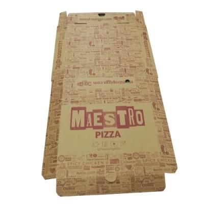 Professional Factory Custom White Pizza Box Tuck for Packaging