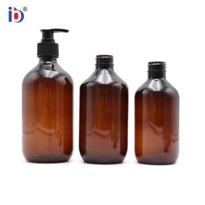 2021 Brand New Shower Gel Hair Oil Cosmetic Container 400ml Pet Plastic Lotion Pump Bottle