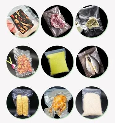 Three-Side Sealed Plastic Packaging Food Grade Vacuum Bag