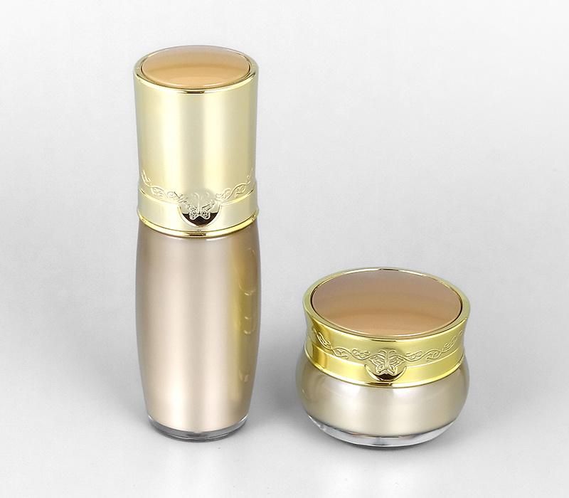 in Stock Ready to Ship Supply Factory 15ml 20ml 30ml 80ml 100ml Luxury Lotion Plastic Packaging Empty Plastic Acrylic Bottle