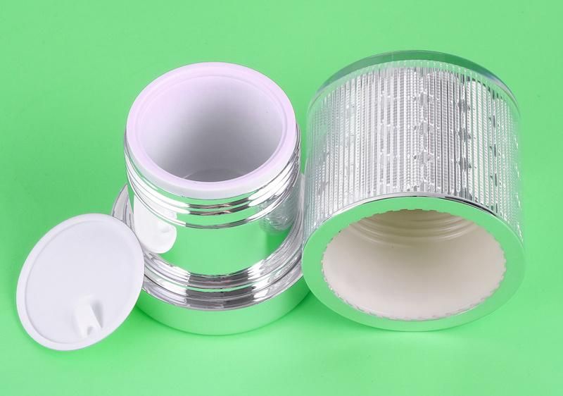 30g 50g Round High Quality Elegant Plastic Empty Cream Jar for Skin Care Products