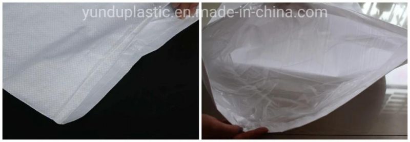 25kg 50kg Fertilizer Flour Rice Feed Packing Sack Custom Laminated PP Woven Bag