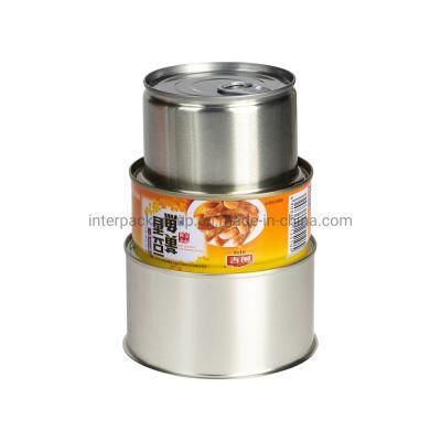 Empty Food Grade Caviar Tuna Tomato Paste Tin Can Container for Tuna Canning