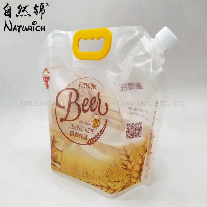 Wholesale Water Spout Bag with Die Cut Handle Factory