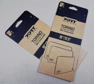 Brown Kraft Paper Printing Jean Tags with Eyelets